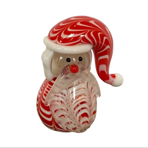FITZ & FLOYD Glass Santa - Picture 1 of 13